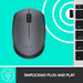 EAN 5099206062887 - Logitech M170 Grey-K ratón Oficina Ambidextro RF inalámbrico Óptico 1000 DPI imagen 14
