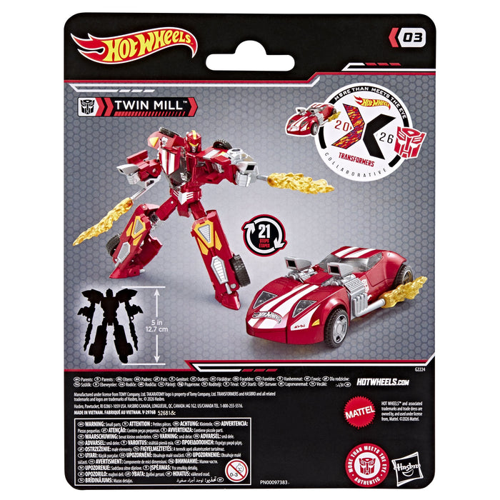 Figura Twin Mill Hot Wheels Transformers 12.5cm