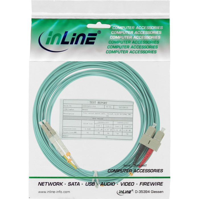 Inline® Fiber Optical Duplex Cable Lc/Sc 50/125?M Om3 5m