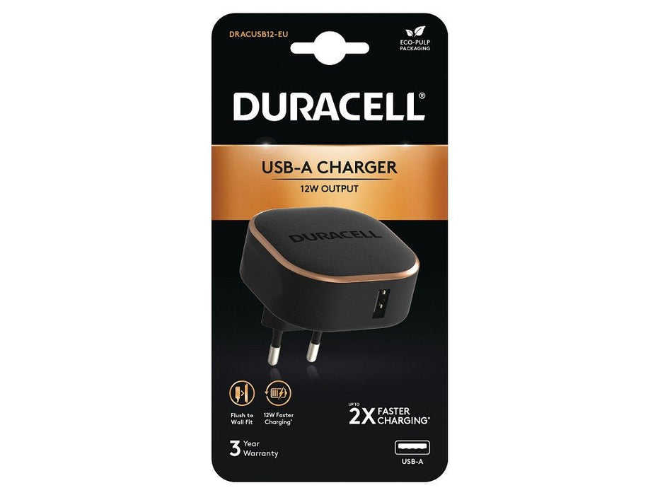 Cargador De Pared Duracell Dracusb12 1xusb 2.4a