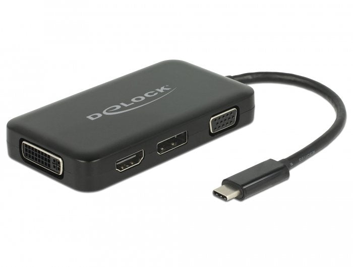 EAN 4043619639298 - DeLOCK 63929 base para portátil y replicador de puertos USB 2.0 Type-C Negro imagen 1