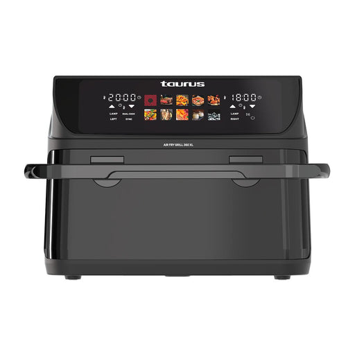 EAN 8414234730046 - Taurus GRILL 360 XL Sencillo 10 L 2800 W Freidora de aire caliente Negro imagen 1