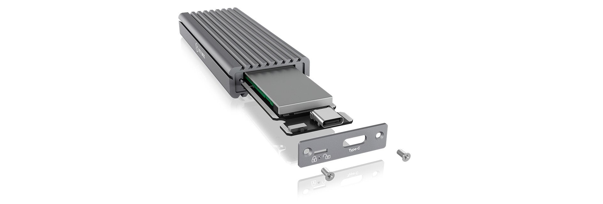 EAN 4250078168911 - ICY BOX IB-1817M-C31 Caja externa para unidad de estado sólido (SSD) Gris M.2 imagen 4