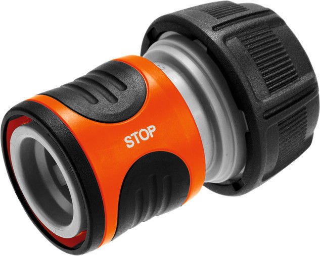 EAN 40785547 - Gardena 18213-50 accesorio para manguera Conector de manguera Plástico Negro, Gris, Naranja 1 pieza(s) imagen 1