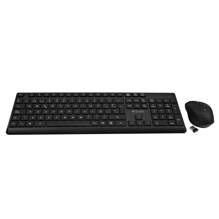 Teclado Español  Inalámbrico Pro Mouse Es Wrls Qwerty Es Lasered Keycap