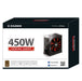 EAN 4044953501661 - Xilence Performance A+ XN213 unidad de fuente de alimentación 450 W 20+4 pin ATX ATX Negro imagen 4