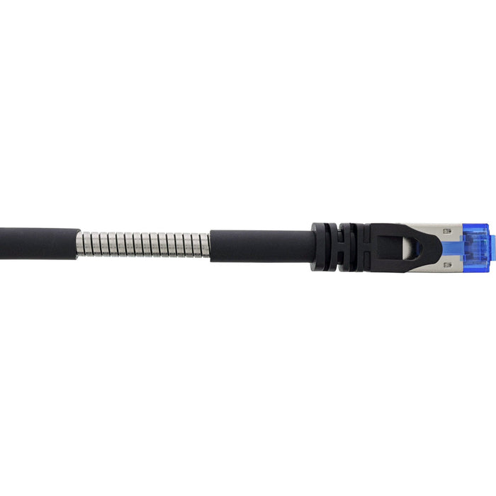 Inline® Cable De Red Armoured, U/Ftp, Cat.6a, Black, 1m