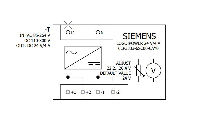 Siemens 6ep3333-6sc00-0ay0 Fuente De Alimentación Para Carril Din Din-Rail Contenido 1 Ud.