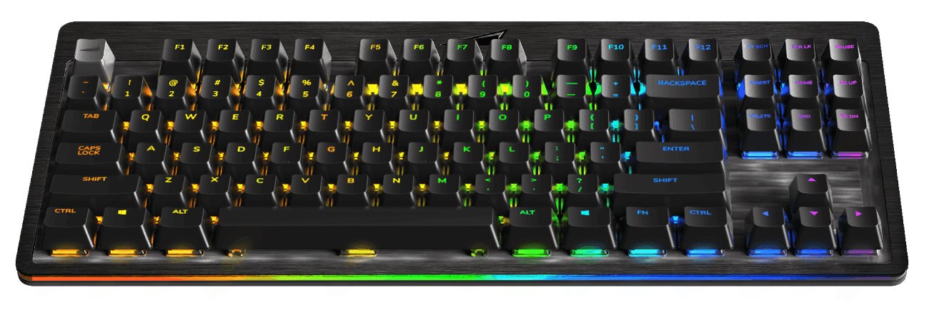 EAN 8720254075792 - Mountain Everest Core teclado Juego USB QWERTY Internacional de EE.UU. Negro imagen 2