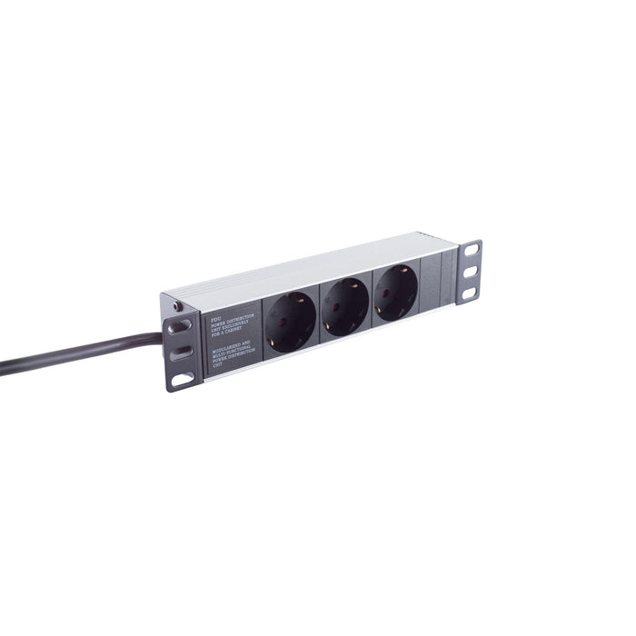 S-Impuls Regleta De Enchufes 10" 3-Vías 1he Negro