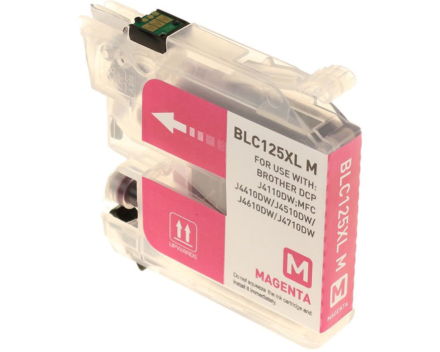 G&G Cartucho De Tinta Compatible Brother Lc-125xlm Magenta