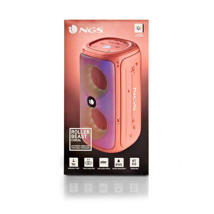 EAN 8435430622188 - NGS ROLLER BEAST Altavoz portátil estéreo Coral 32 W imagen 7
