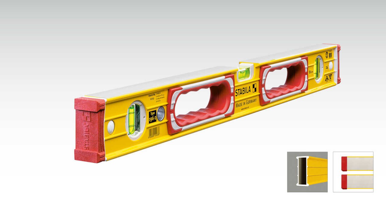 Stabila 196-2 15234 Leichtmetall-Wasserwaage/M