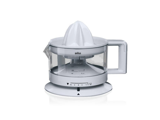 EAN 8021098773005 - Braun TributeCollection CJ 3000 prensa de cítricos eléctricos 0,35 L 20 W Transparente, Blanco imagen 1