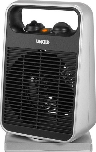 EAN 4011689861161 - Unold 86116 calefactor eléctrico Interior Negro, Plata 2000 W Ventilador eléctrico imagen 1