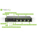 EAN 8051128101935 - Techly IDATA DP-KVM4 interruptor KVM Montaje en rack Negro imagen 7