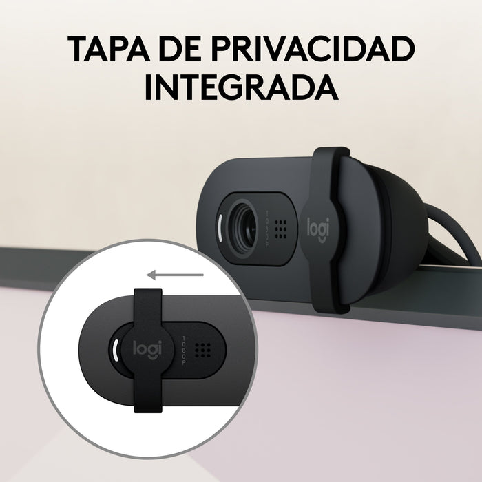 EAN 5099206113268 - Logitech 960-001585 cámara web 2 MP 1920 x 1080 Pixeles USB Grafito imagen 9