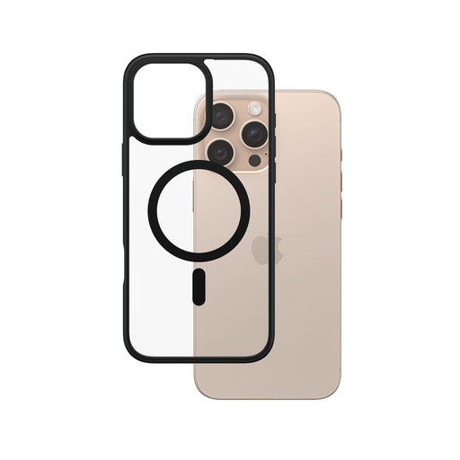 EAN 5715685003257 - PanzerGlass ® HardCase Transparent w. Black MagSafe & Frame iPhone 16 Pro Max funda para teléfono móvil N imagen 1