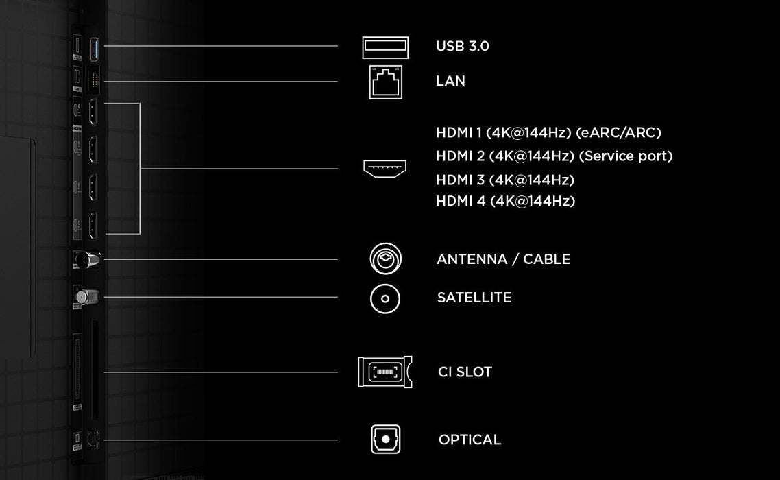 EAN 5901292531560 - TCL C8L 55C8L Televisor 139,7 cm (55") 4K Ultra HD Smart TV Wifi Negro 6000 cd / m² imagen 6