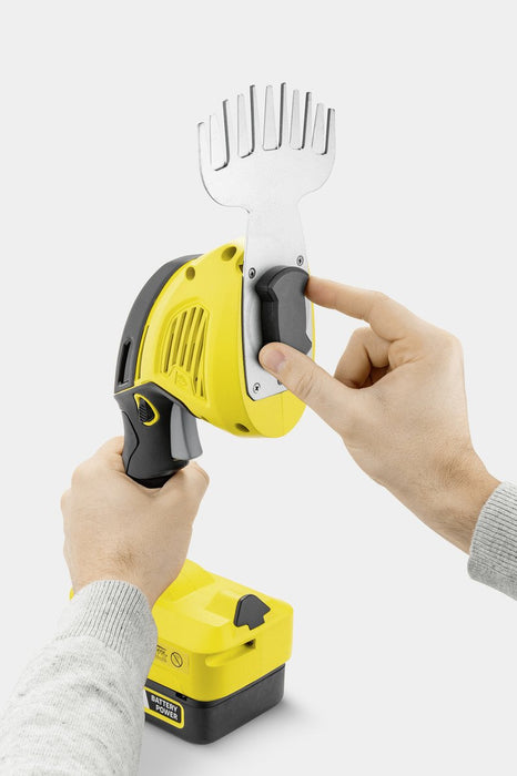 EAN 4054278547985 - Kärcher GSH 18-20 Battery tijera de césped inalámbrica 20 cm 18 V Negro, Amarillo imagen 5