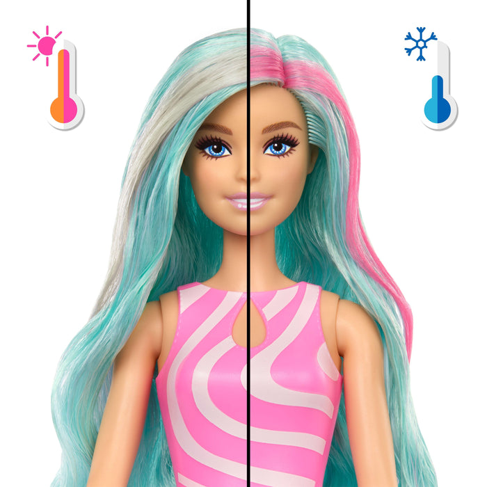 Muñeca Granizado De Mar Copa Azul Pop Reveal Barbie