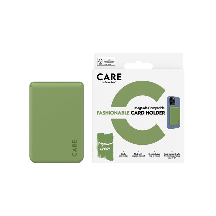 EAN 5715685011214 - PanzerGlass CARE™ by ® Card Holder Green iPhone funda para teléfono móvil Verde imagen 2