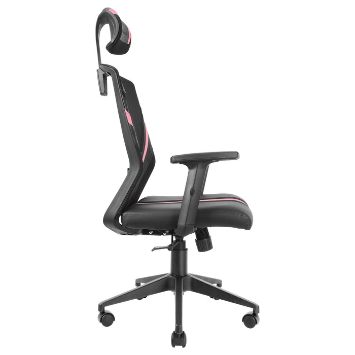 EAN 8435693102328 - Mars Gaming MGC-ERGO Silla para videojuegos universal Asiento acolchado Rosa, Negro imagen 5