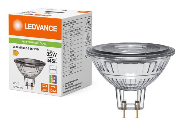 EAN 4099854456619 - Osram LED MR16 DIM P lámpara LED Blanco frío 4000 K 3,4 W GU5.3 E imagen 5