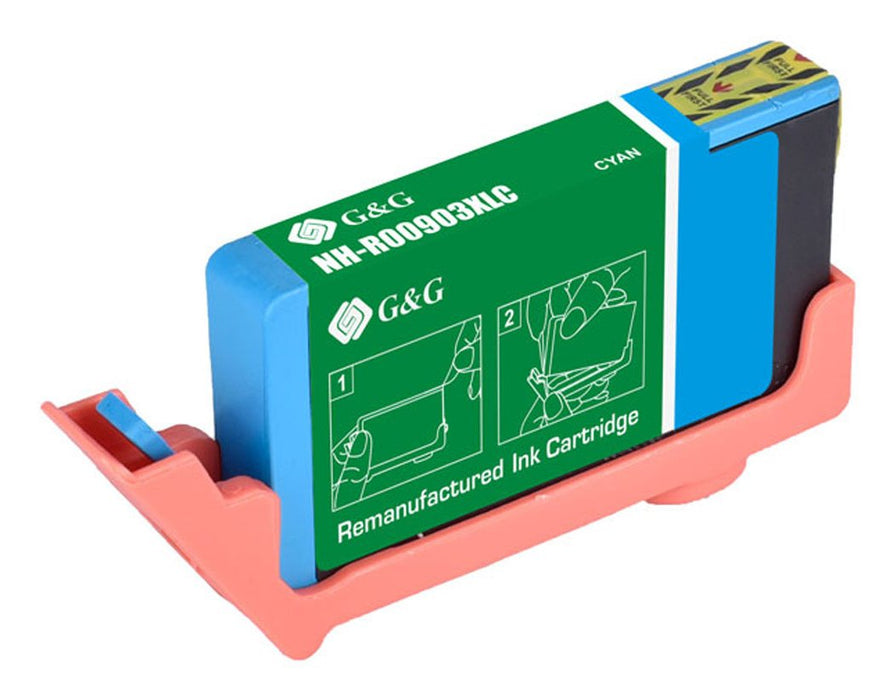 G&G Tintencartucho Compatible Hp 903xl T6m03ae Xl-Cyan