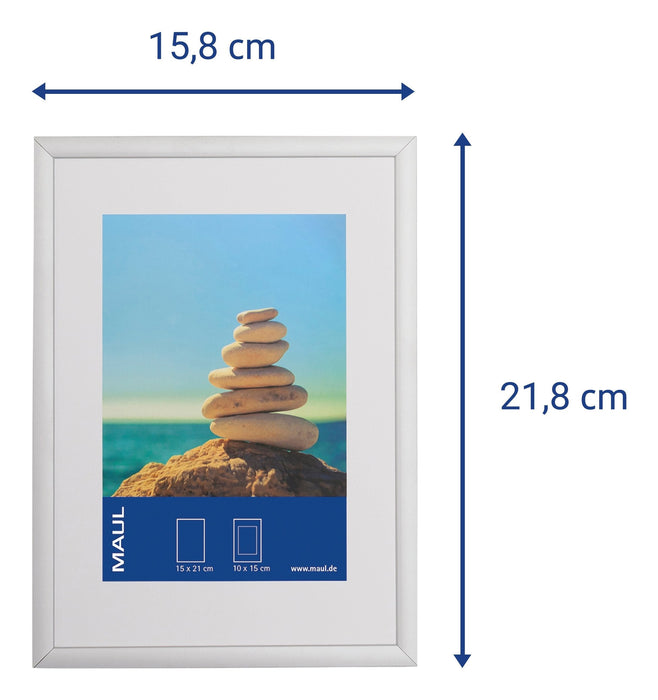 Marco Para Fotos 15,0 X 21,0 Cm Plateado