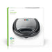 EAN 5412810319138 - Nedis KAWP200BK gofrera 2 barquillo(s) 750 W Negro, Plata imagen 4