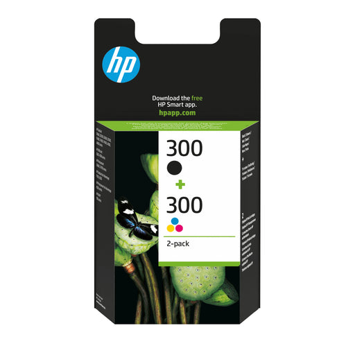 EAN 0884962770160 - HP 300 2-pack Black/Tri-color Original Ink Cartridges cartucho de tinta 2 pieza(s) Rendimiento estándar N imagen 1