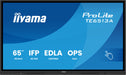 EAN 4948570128112 - iiyama TE6513A-B3AG pantalla de señalización Panel plano interactivo 163,8 cm (64.5") LCD Wifi 500 cd / m imagen 1