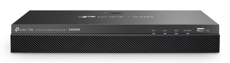 EAN 4895252507928 - TP-Link VIGI NVR2008H-8MP-2TB Grabadore de vídeo en red (NVR) Negro imagen 1