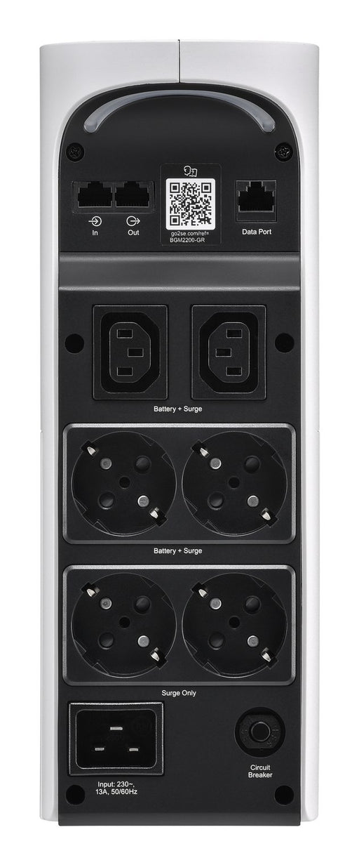 EAN 0731304634775 - APC BGM2200-GR sistema de alimentación ininterrumpida (UPS) Línea interactiva 2,2 kVA 1320 W 6 salidas AC imagen 2
