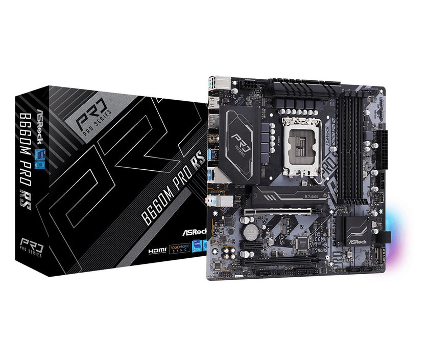 EAN 4710483936524 - Asrock B660M Pro RS Intel B660 LGA 1700 micro ATX imagen 1
