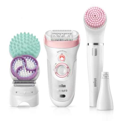 EAN 4210201222996 - Braun Silk-épil 9 81683682 depiladora 40 pinzas Blanco, Rosa imagen 2