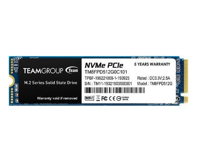 EAN 0765441052444 - Team Group MP33 PRO 512 GB M.2 PCI Express 3.0 NVMe 3D NAND imagen 1