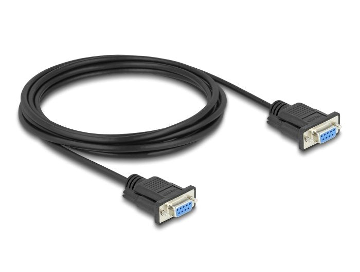 Delock 86825 Cable Serie Rs-232 D-Sub9 Hembra A Hembra 3 M