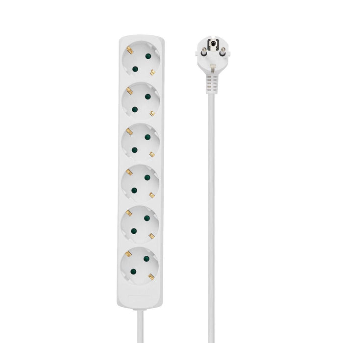 EAN 5715063049075 - Microconnect GRU0065WA base múltiple 5 m 6 salidas AC Blanco imagen 2