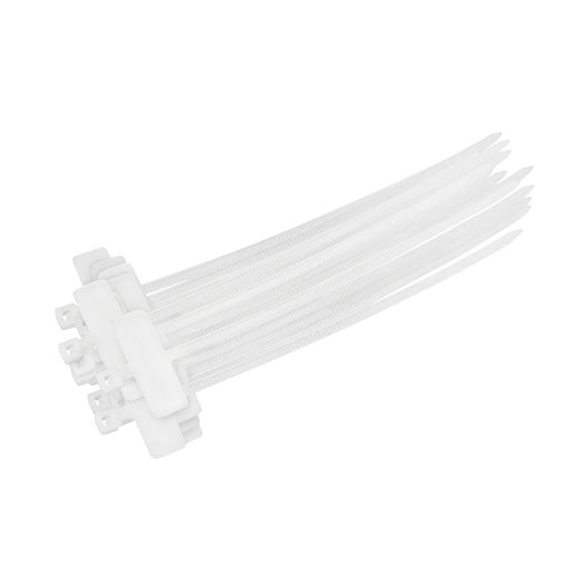 EAN 4052792056686 - LogiLink KAB0069 organizador de cables Escritorio Soporte de sujeción de cables Transparente 100 pieza(s) imagen 1