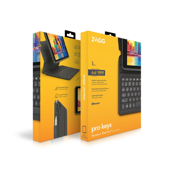 EAN 0840056136182 - ZAGG Pro Keys Alemán Bluetooth Negro, Gris imagen 7