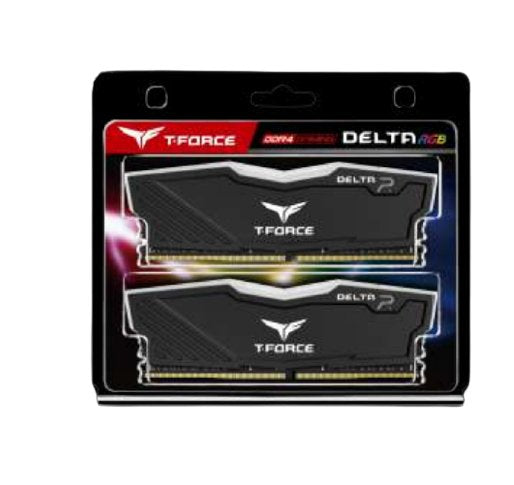 Memoria Ram Teamgroup Ddr4 32gb 2x16gb Pc3600 Delta Rgb Negro/Cl 18/1.35 V Tf3d432g3600hc18jdc01