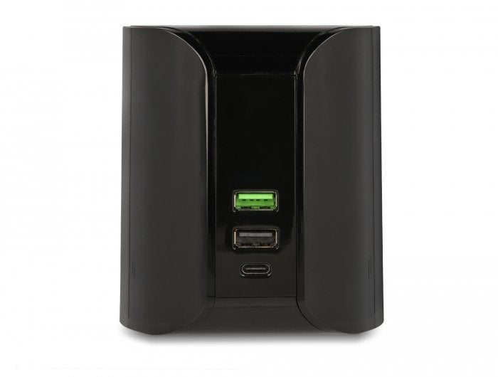 Delock Usb Und Cableloses Cargador 1 X Usb Type-C Pd + 2 X Usb Typ-A Mit 58 W