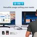 EAN 4894160052254 - UNITEK D1122A01 hub de interfaz 2 x USB 3.2 Gen 2 (3.1 Gen 2) Type-C 1000 Mbit/s Gris imagen 3
