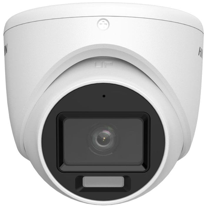 Hikvision Ds-2ce76u0t-Lmf(2.8mm) Cámara Turret Fija 4k Con Luz Híbrida Inteligente