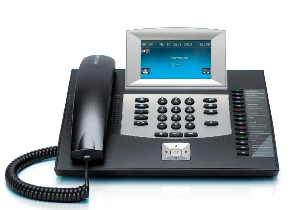 Auerswald Comfortel 2600 Teléfono Analógico Negro Identificador De Llamadas