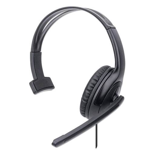 EAN 0766623179874 - Manhattan 179874 auricular y casco Auriculares Alámbrico Diadema Oficina/Centro de llamadas USB tipo A Ne imagen 1