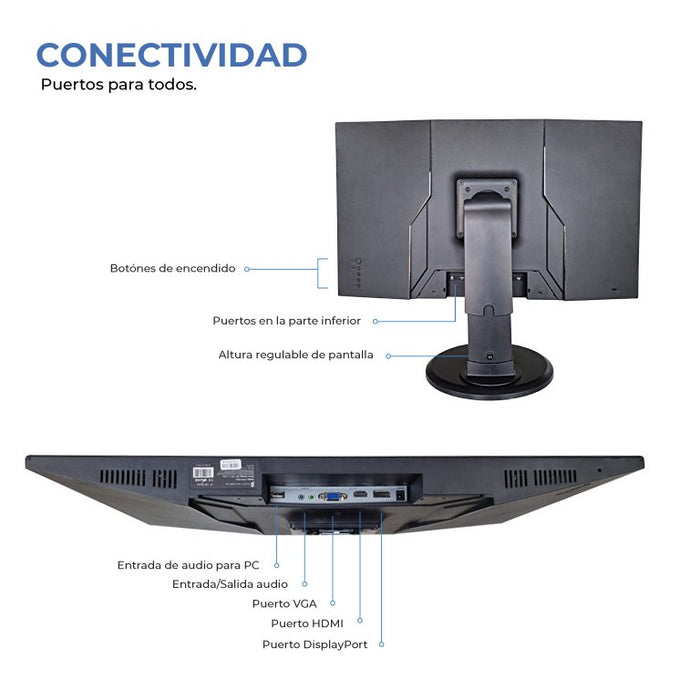 EAN 8435207807190 - PUNTO INFORMÁTICO PiP2700V pantalla para PC 68,6 cm (27") 1920 x 1080 Pixeles Full HD LED Negro imagen 6