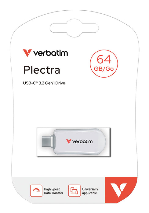 EAN 0023942302285 - Verbatim 30228 unidad flash USB 64 GB USB Tipo C 3.2 Gen 1 (3.1 Gen 1) Blanco imagen 4